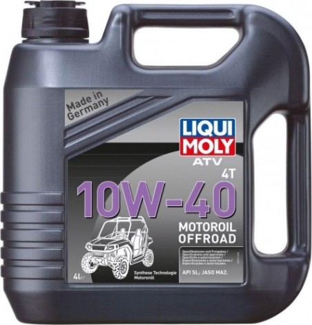 Масло для квадроциклов LIQUI MOLY SAE 10W40 ATV 4T Motoroil Offroad 4 л 7541 синтетическое [3014/7541]