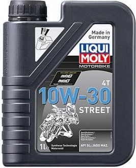 Масло для мотоциклов LIQUI MOLY SAE 10W30 Motorbike 4T Street 1 л 2526 синтетическое [2526]