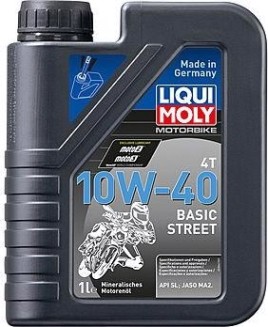 Масло для мотоциклов LIQUI MOLY SAE 10W40 Motorbike 4T Basic Street 1 л 3044 [3044]