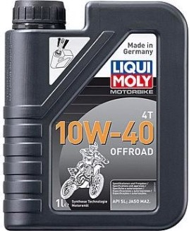 Масло для мотоциклов LIQUI MOLY SAE 10W40 Motorbike 4T Offroad 1 л 3055 синтетическое [3055]