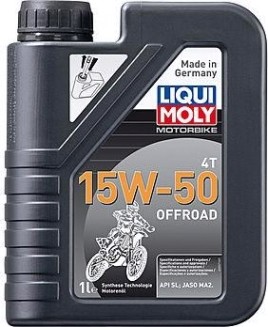 Масло для мотоциклов LIQUI MOLY SAE 15W50 Motorbike 4T Offroad 1 л 3057 синтетическое [3057]