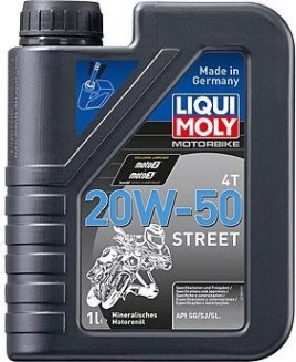 Масло для мотоциклов LIQUI MOLY SAE 20W50 Motorbike 4T Street 1 л 7632 [1500/7632]