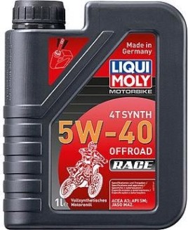 Масло для мотоциклов LIQUI MOLY SAE 5W40 Motorbike 4T Synth Offroad Rac 1 л 3018 синтетическое [3018]