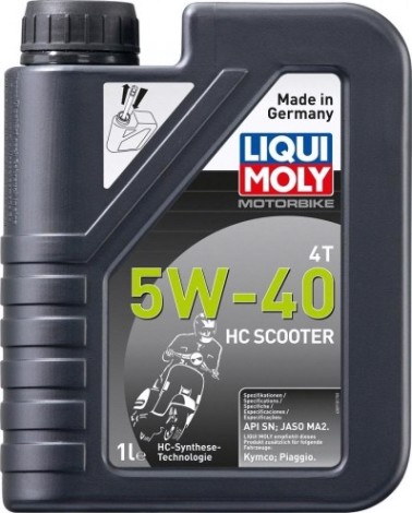 Масло для скутеров LIQUI MOLY SAE 5W40 Motorbike 4T HC Scooter 1 л 20829 синтетическое [20829]