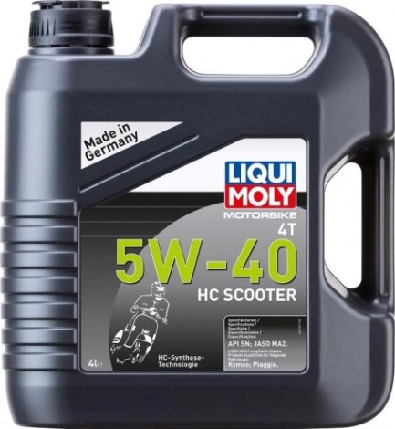 Масло для скутеров LIQUI MOLY SAE 5W40 Motorbike 4T HC Scooter 4 л 20830 синтетическое [20830]