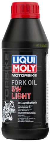 Масло для вилок и амортизаторов LIQUI MOLY Motorbike Fork Oil Light 5W 0,5 л 1523 синтетическое [1523]