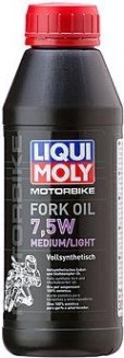Масло для вилок и амортизаторов LIQUI MOLY Motorbike Fork Oil Medium/Light 7,5W 0,5 л 3099 синтетическое [3099]