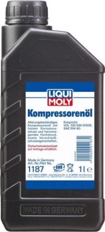Масло компрессорное LIQUI MOLY Kompressorenoil (VDL-100) 1 л 1187 синтетическое [1187]