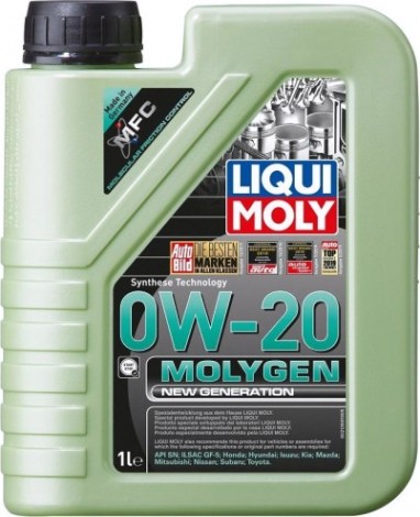 Масло моторное LIQUI MOLY SAE 0W20 Molygen New Generation 1 л 21356 синтетическое [21356]