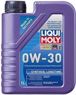 Масло моторное LIQUI MOLY SAE 0W30 Synthoil Longtime 1 л 8976 синтетическое [8976/1171]