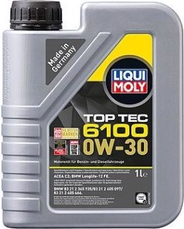 Масло моторное LIQUI MOLY SAE 0W30 Top Tec 6100 1 л 20777 синтетическое [20777]