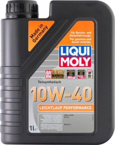Масло моторное LIQUI MOLY SAE 10W40 Leichtlauf Performance 1 л 2338 полусинтетическое [2338]