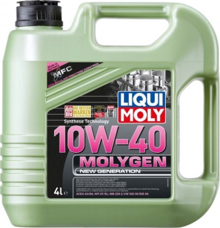 Масло моторное LIQUI MOLY SAE 10W40 Molygen New Generation 4 л 9060 синтетическое [9060]