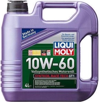 Масло моторное LIQUI MOLY SAE 10W60 Synthoil Race Tech GT1 4 л 7535 синтетическое [7535]