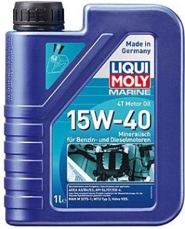 Масло моторное LIQUI MOLY SAE 15W40 Marine 4T Motor Oil 1 л 25015 [25015]