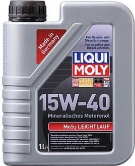 Масло моторное LIQUI MOLY SAE 15W40 MoS2 Leichtlauf 1 л 1932 минеральное [2570/1932]