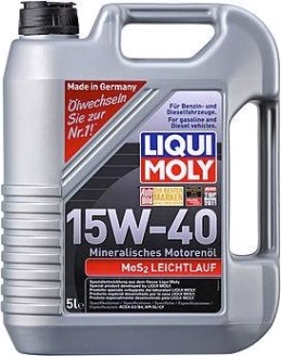 Масло моторное LIQUI MOLY SAE 15W40 MoS2 Leichtlauf 5 л 1933 минеральное [2571/1933]