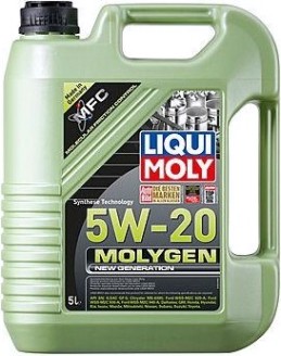 Масло моторное LIQUI MOLY SAE 5W20 Molygen New Generation 5 л 8540 синтетическое [8540]