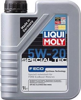 Масло моторное LIQUI MOLY SAE 5W20 Special Tec F ECO 1 л 3840 синтетическое [3840]