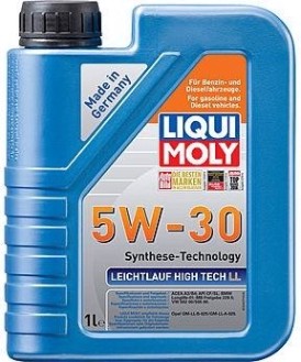 Масло моторное LIQUI MOLY SAE 5W30 Leichtlauf High Tech LL 1 л 39005 синтетическое [39005]