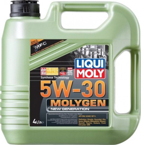 Масло моторное LIQUI MOLY SAE 5W30 Molygen New Generation 4 л 9042/9089 синтетическое [9089/9042]