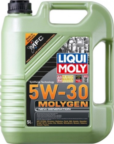 Масло моторное LIQUI MOLY SAE 5W30 Molygen New Generation 5 л 9043/9952 синтетическое [9952A]
