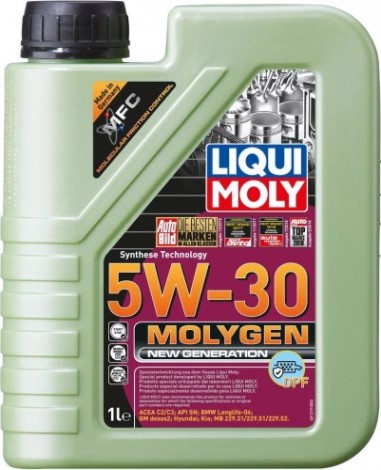 Масло моторное LIQUI MOLY SAE 5W30 Molygen New Generation DPF 1 л 21224 синтетическое [21224]