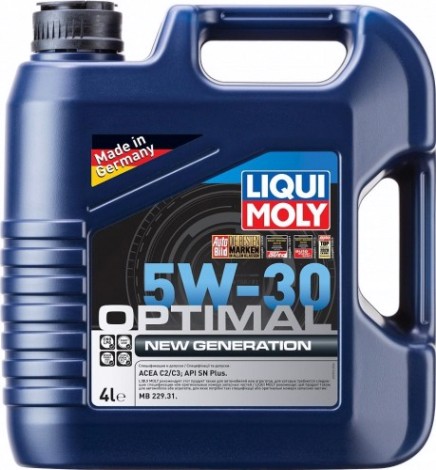Масло моторное LIQUI MOLY SAE 5W30 Optimal New Generation 4 л 39031 синтетическое [39031]