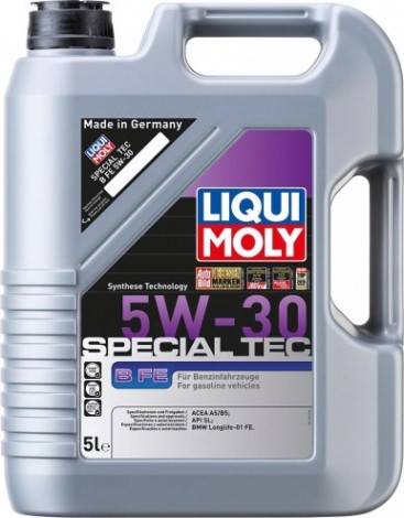 Масло моторное LIQUI MOLY SAE 5W30 Special Tec B FE 5 л 21382 синтетическое [21382]