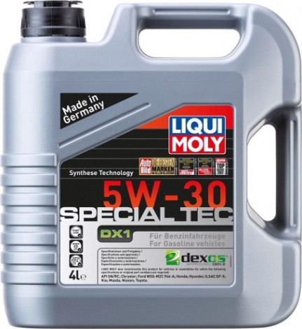 Масло моторное LIQUI MOLY SAE 5W30 Special Tec DX1 4 л 20968 синтетическое [20968]