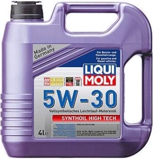Масло моторное LIQUI MOLY SAE 5W30 Synthoil High Tech 4 л 9076/20958 синтетическое [9076/20958]