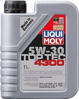Масло моторное LIQUI MOLY SAE 5W30 Top Tec 4300 1 л. 8030 синтетическое [2323/8030]