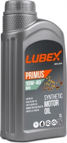 Масло моторное Lubex PRIMUS MV 10W40 1 л. синтетическое [L034-1322-1201]
