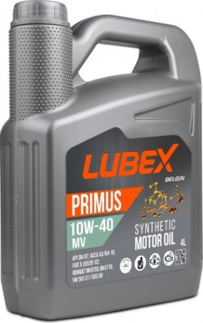 Масло моторное Lubex PRIMUS MV 10W40 4 л. синтетическое [L034-1322-0404]