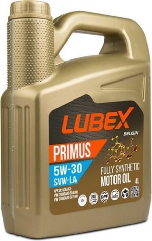 Масло моторное Lubex PRIMUS SVW-LA 5W30 4 л. синтетическое [L034-1334-0404]