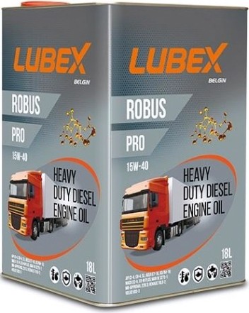 Масло моторное Lubex ROBUS PRO 15W40 18 л. минеральное [L019-0773-0018]