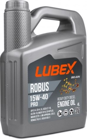 Масло моторное Lubex ROBUS PRO 15W40 4 л. минеральное [L019-0773-0404]