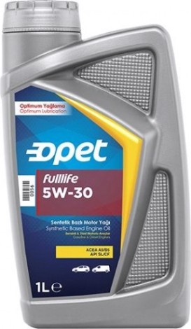 Масло моторное OPET Fulllife 5W30 1 л синтетическое [601368769]