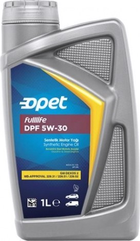 Масло моторное OPET Fulllife DPF 5W30 1 л синтетическое [601370960]