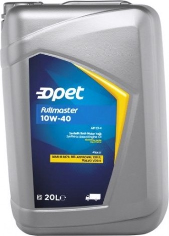 Масло моторное OPET Fullmaster 10W40 20 л синтетическое [601215483]