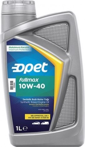 Масло моторное OPET Fullmax 10W40 1 л синтетическое [601214974]