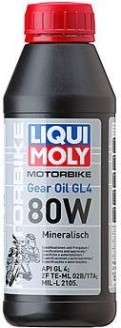 Масло трансмиссионное для мотоциклов LIQUI MOLY 80W Motorbike Gear Oil 0,5 л 1617 минеральное [1617]