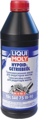 Масло трансмиссионное LIQUI MOLY 75W 90 Hypoid-Getriebeoil TDL GL-4/GL-5 1 л 3945/1407 [3945/1407]