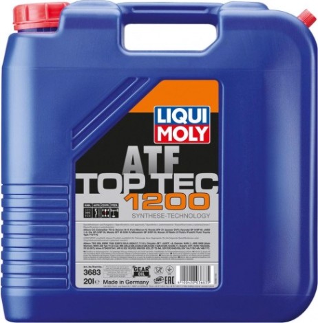 Масло трансмиссионное LIQUI MOLY Top Tec ATF 1200 для АКПП 20 л 3683 [3683]