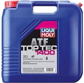 Масло трансмиссионное LIQUI MOLY Top Tec ATF 1400 CVT для вариаторов 20 л 3692 [3692]