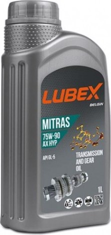 Масло трансмиссионное Lubex MITRAS AX HYP 75W90 GL-5 1 л. полусинтетическое [L020-0881-1201]