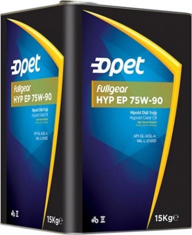 Масло трансмиссионное OPET Fullgear HYP EP 75W90 GL-5 15 л [601216053]