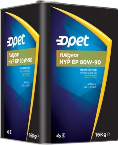 Масло трансмиссионное OPET Fullgear HYP EP 80W90 16 кг минеральное [601216251]