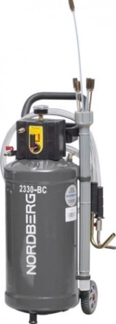 Маслосборная установка NORDBERG 2330G пневматическая, 30 л (серая) [ЦБ-0007744]
