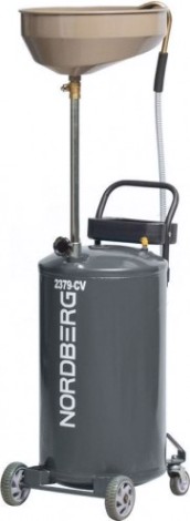 Маслосборная установка NORDBERG 2379-CVG пневматическая, 65 л (серая) [ЦБ-0007747]